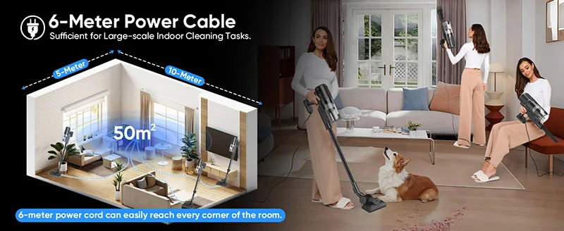 BLDC Corded Stick Vacuum